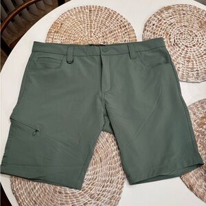 Brand New Mens Kyodan Outdoor Hiking Shorts Green Size 36 Retail $48
